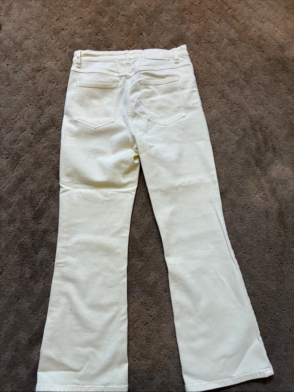Closed Cream Wide-Leg Jeans